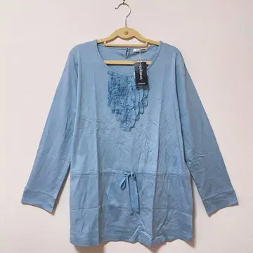 [ 미사용 새상품 ] NEWYORKER 뉴요커 블라우스 프릴 튜닉