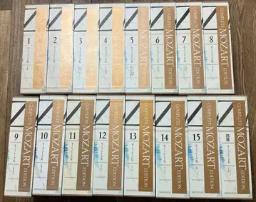 모차르트 전집 (전 15권 & 별권) 소학관 & 필립스 CD 190장