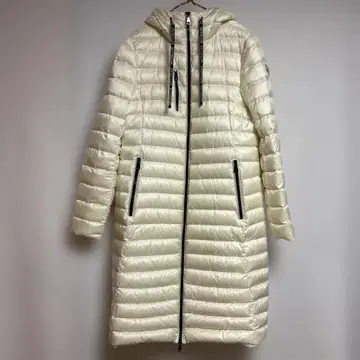 MONCLER SUVETTE 후드 부착 다운 자켓 사이즈 2 아이보리