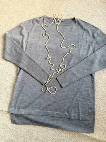 띠어리 럭스 시착만 한 상품 Primary Leen 니트 풀오버 그레이