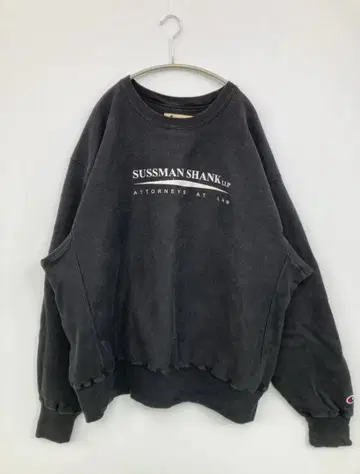 챔피온 리버스 위브 블랙 00s 기업 로고 XL~XXL