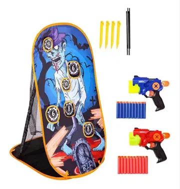 슈팅 게임 키트 폼건 타겟 과녁 맞추기 파티 굿즈