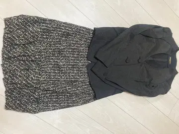 HIROKO KOSHINO 스커트 셋업 그레이 계열