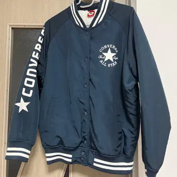 CONVERSE ALL STAR 바시티 자켓 네이비