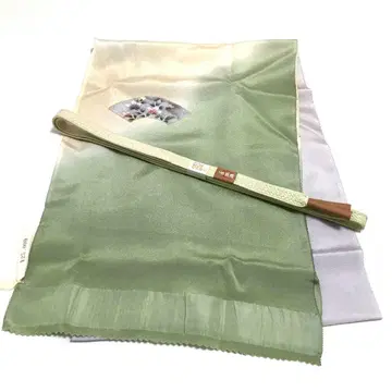 a12 순수 실크 오비 장식 천 허리띠 세트 새상품 기모노