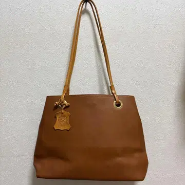 브라운 가죽 숄더백 PORTO