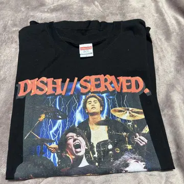 DISH// 티셔츠 밴드 티셔츠 2020 봄 투어 L 사이즈