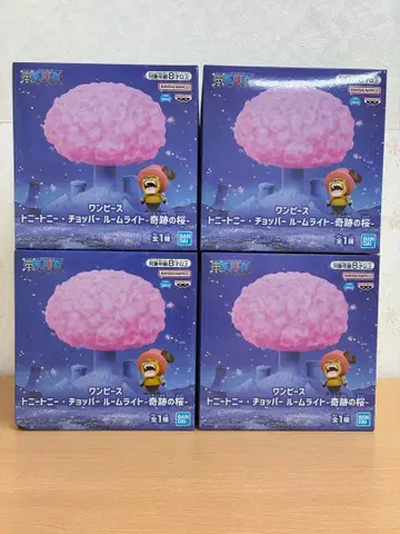 원피스 토니토니 초파 룸 라이트 기적의 벚꽃 4개 세트