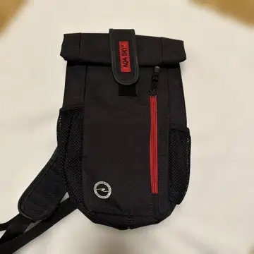 블랙 롤탑 숄더백