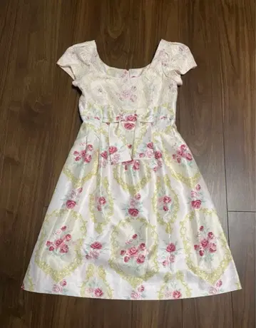 지저스 디아망테 오너먼트 패턴 원피스 40