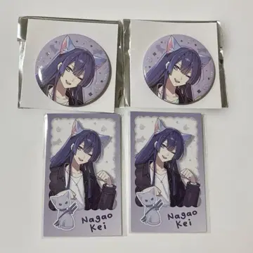 와니얀 days 폴라로이드풍 카드 캔뱃지 나가오 케이