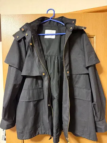 EmmaTaylor 블랙 후드 부착 마운틴 후드티 새상품급