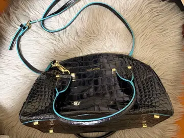 기라로쉬 악어 무늬 블랙 숄더백