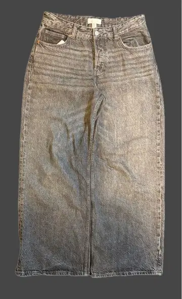 H&M 버튼 플라이 배기 데님 y2k sk8