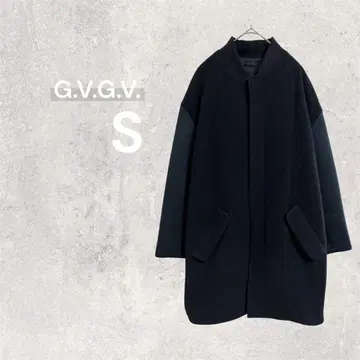 GVGV 노카라 코트 아우터 점퍼 울 코트 일본제