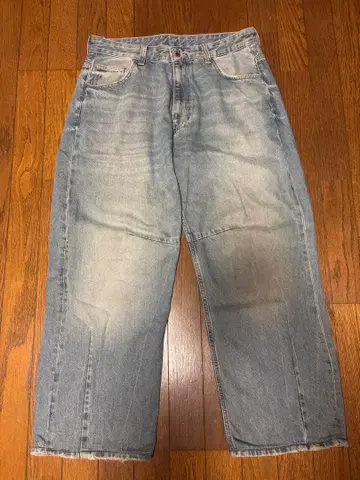 ZARA 라이트 블루 와이드 데님