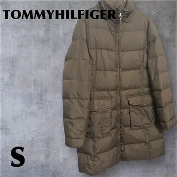 타미힐피거 다운 코트 S 브라운