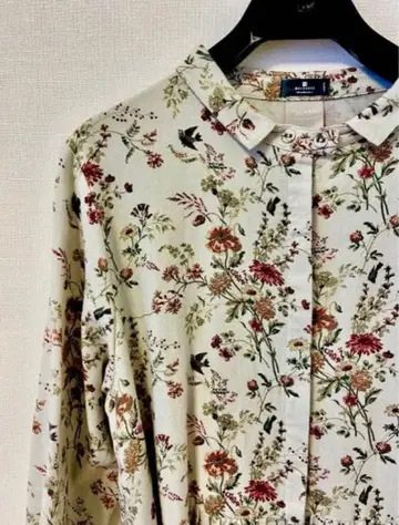 SM2 TSUHARU 뮬루즈 꽃과 새 패턴 원피스