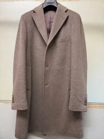 딸리아또레 캐시미어 체스터 코트 브라운 46