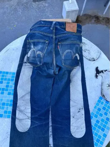 EVISU 2005 데님 갈매기 빈티지