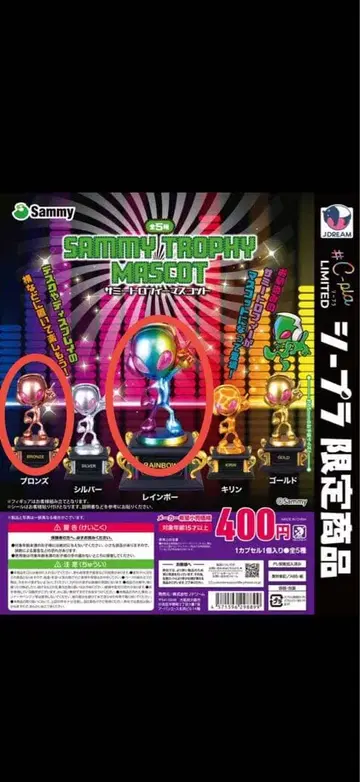 서밋 트로피 마스코트 레인보우, 브론즈 2세트