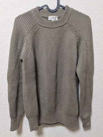 HYKE 리브 스웨터 사이즈 1 베이지