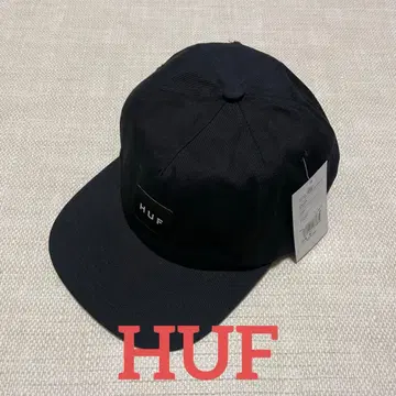 [새상품] HUF 하프 박스 로고 캡 box logo cap 블랙