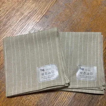 미사용 새상품 fog linen work 손수건 2장 세트