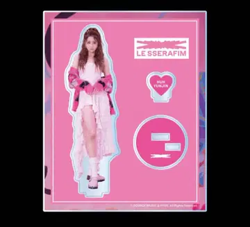 르세라핌 아크릴 스탠드 윤진 Fearless jp 아크릴 스탠드