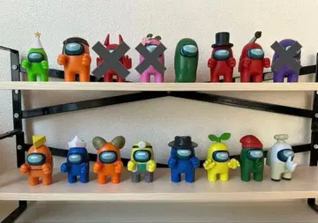 어몽 어스 피규어 세트 13개 마스코트 아모스 어몽어스