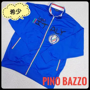 [레어] PINO BAZZO 트랙 자켓 4L 블루 저지