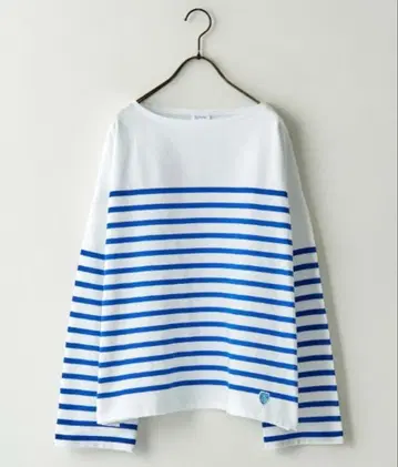 [ 새상품급 ] [ORCIVAL/오르치발] 보트넥 패널 보더 티셔츠