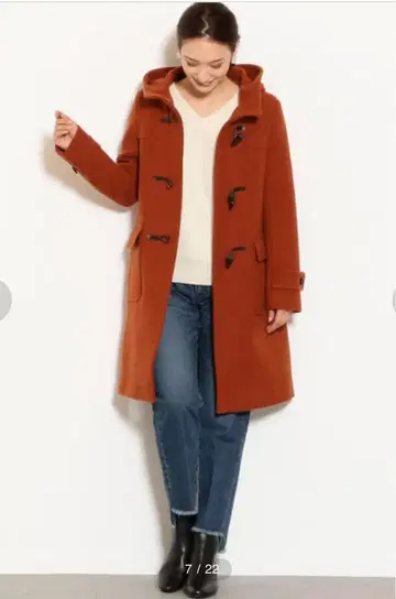 (레어 사이즈) 그린 라벨 릴랙싱 더플 코트 롱 기장 XL