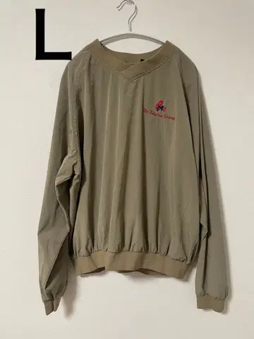 나일론 풀오버 긴팔 베이지 L 사이즈