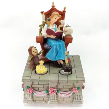 디즈니 스토어 한정판 미녀와 야수 오르골 벨 피규어