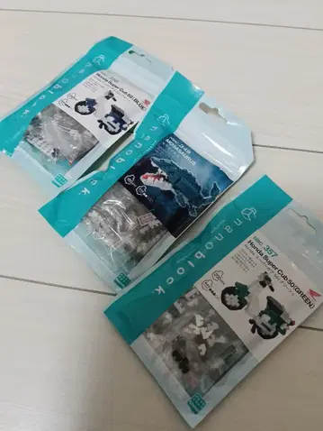 [ 새상품 ] 나노블록 혼다 슈퍼커브 50 & 모사사우루스 세트