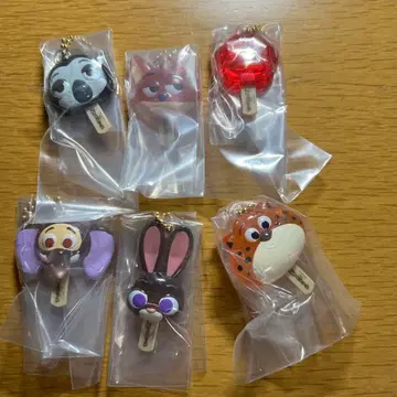 주토피아 아이스캔디 참 가챠 전 6종 컴플리트