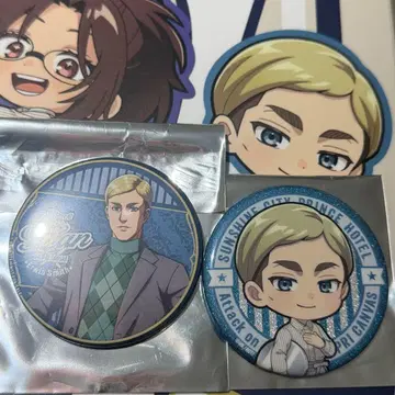 진격의 거인 프린스 호텔 엘빈 캔뱃지