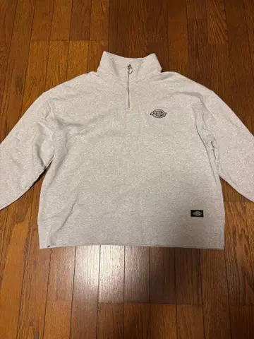 디키즈 하프 지퍼 맨투맨 그레이