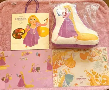 라푼젤 OH MY CAFE 쿠션 런천매트 종이 봉투