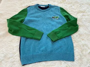 [ 새상품급 ] LACOSTE 청록색 스웨터 36 긴팔