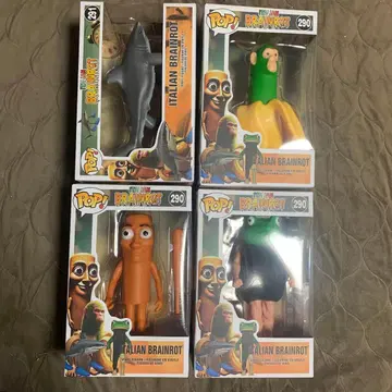 레어 이탈리안 레인 로트 피규어 4종 세트