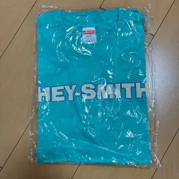 HEY-SMITH 아쿠아 블루 T셔츠 L 사이즈