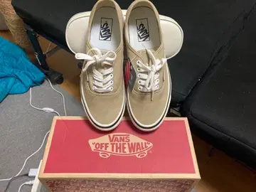 VANS 오센틱 베이지 스니커즈