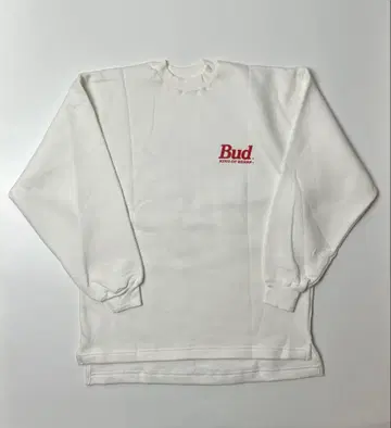 버드와이저 맨투맨 트레이닝복 스노우보드 화이트 L 사이즈