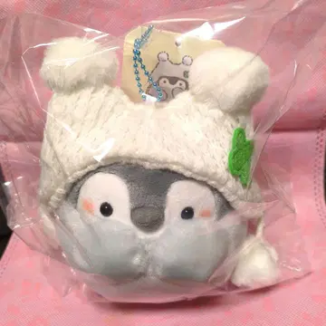 코우펜짱 솜사탕 눈 모자 마스코트