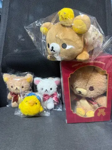 봉봉 리락쿠마 로프트 한정판 매달리는 봉제 인형 5세트