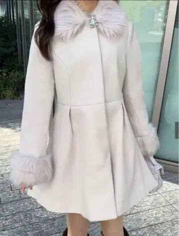 퍼 비쥬 플레어 코트 [ze582]