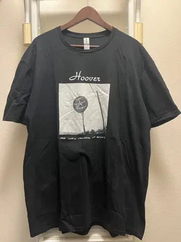 Hoover T셔츠 XL DISCHORD FUGAZI 새상품 블랙