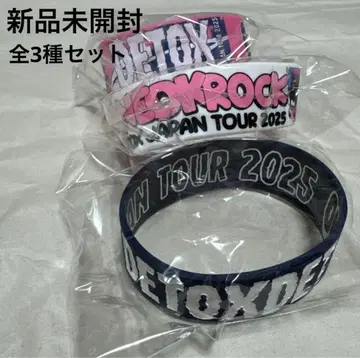 ONE OK ROCK 새상품 2025 디톡스 러버 밴드 전 3종 세트